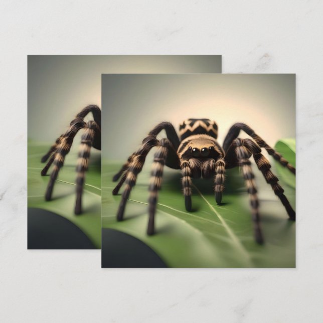 Hairy Australian Tarantula: Nature's Gentle Giant, Invitation (Front/Back)