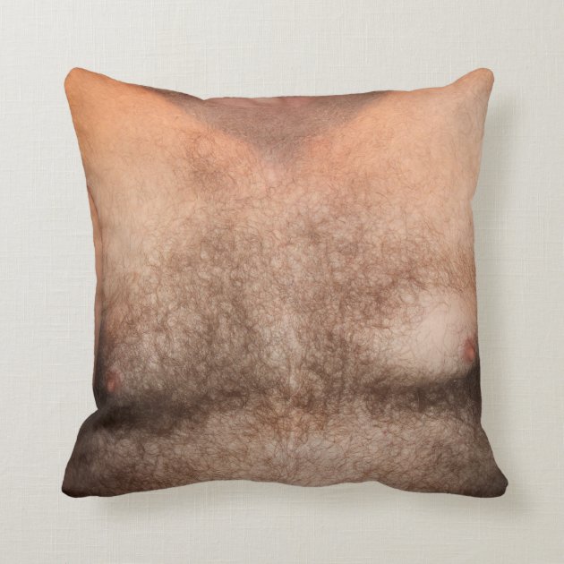hairy throw pillows