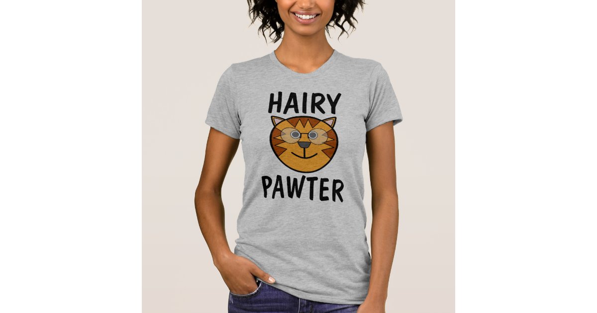 hairy pawter cat shirt