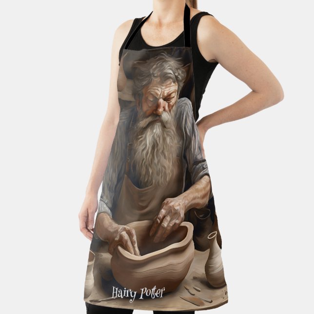 Hairy Potter Art Apron (Insitu)