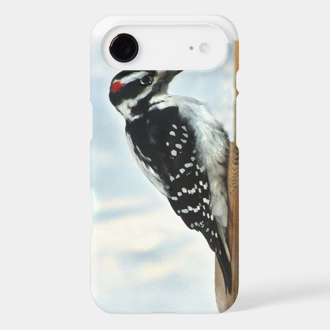 Hairy Woodpecker Bird iPhone 8/7 Case (Back)