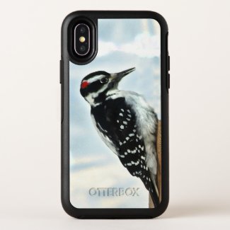 Hairy Woodpecker OtterBox iPhone X Case