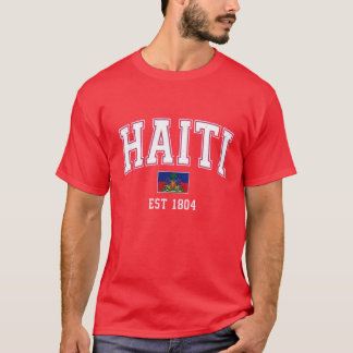 Haiti 1804 Heritage Flag Pride Design T-Shirt