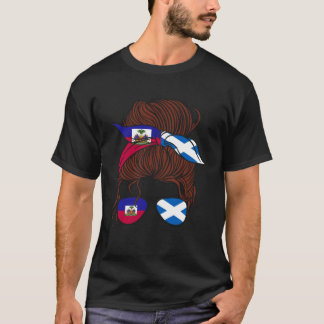 Haiti and Scotland Mix Half Haitian half Scottish T-Shirt