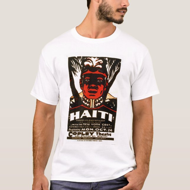 Haiti Black Napoleon 1938 WPA T-Shirt (Front)