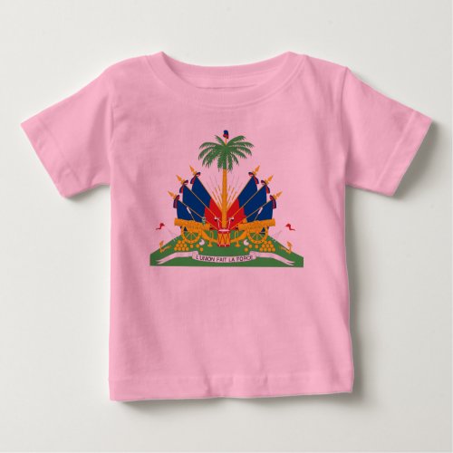 Haiti Coat of Arms Baby T_Shirt