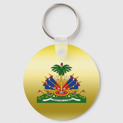 Haiti Coat of Arms Keychain