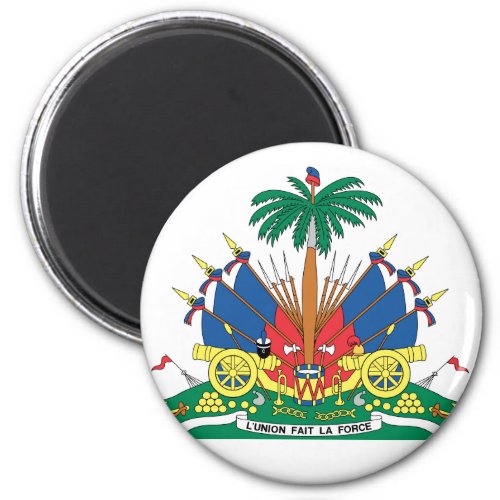 HAITI COAT OF ARMS _ MAGNET