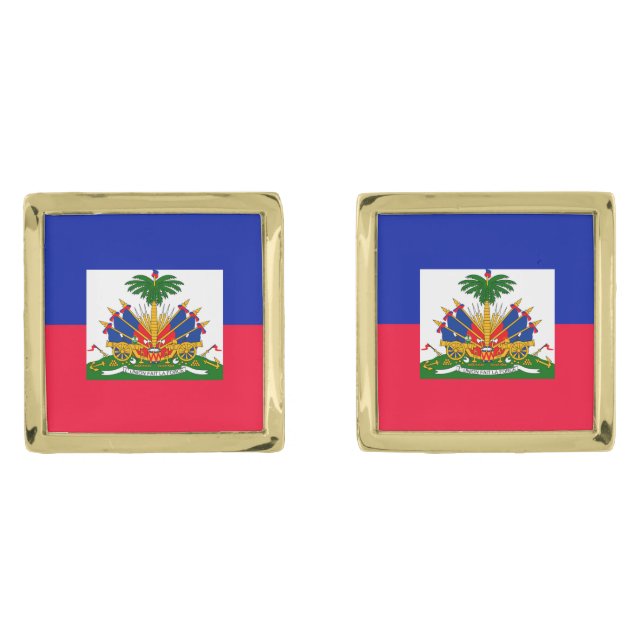 Haiti Cufflinks (Front)