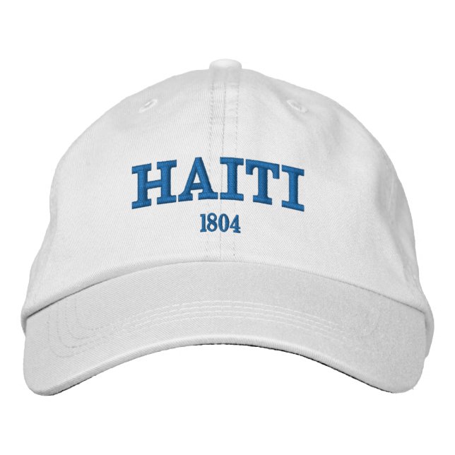 Haiti Custom Embroidered Hat (Front)