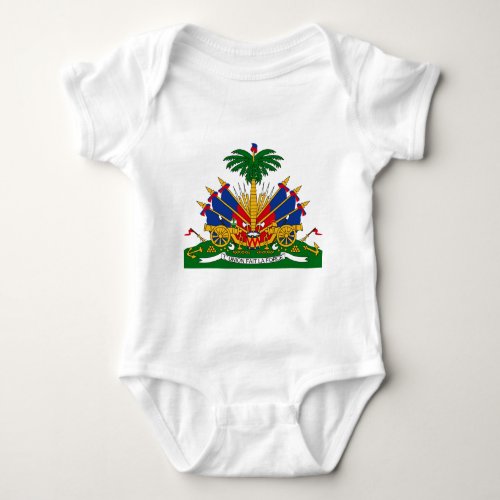 haiti emblem baby bodysuit