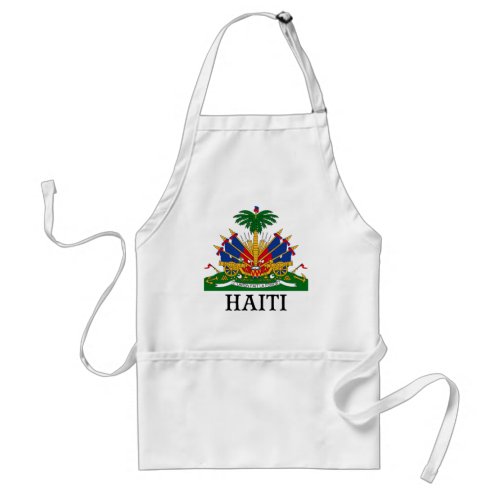 HAITI _ emblemcoat of armsflagsymbol Adult Apron