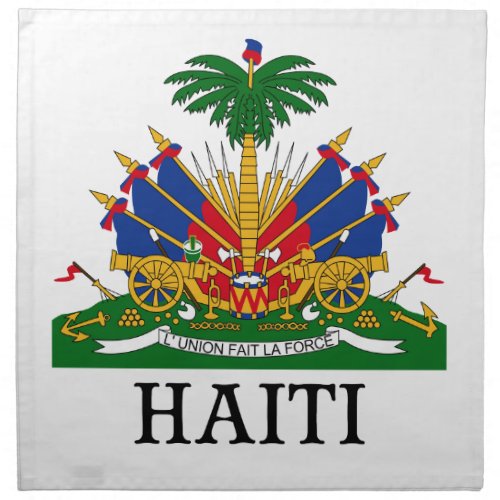 HAITI _ emblemcoat of armsflagsymbol Napkin