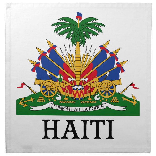 HAITI - emblem/coat of arms/flag/symbol Napkin (Front)