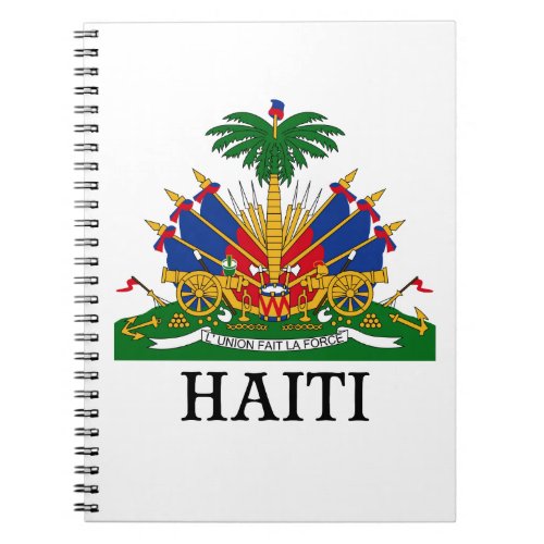 HAITI _ emblemcoat of armsflagsymbol Notebook