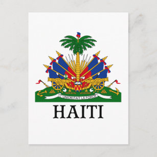 HAITI - emblem/coat of arms/flag/symbol Postcard