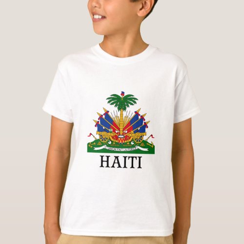 HAITI _ emblemcoat of armsflagsymbol T_Shirt