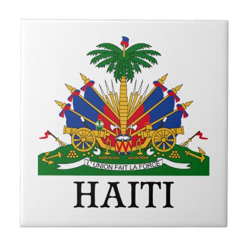 HAITI _ emblemcoat of armsflagsymbol Tile