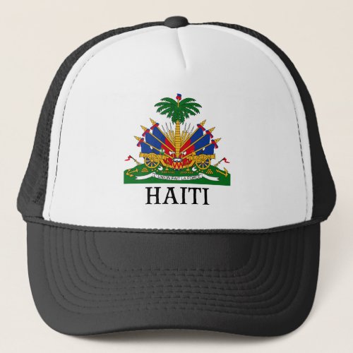 HAITI _ emblemcoat of armsflagsymbol Trucker Hat