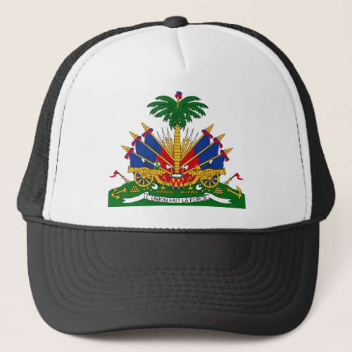 haiti emblem trucker hat