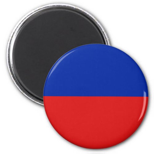 Haiti Fisheye Flag Magnet