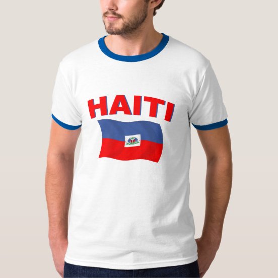Men's Haitian Flag T-Shirts | Zazzle