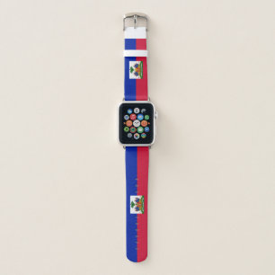 Haiti Flag Apple Watch Band