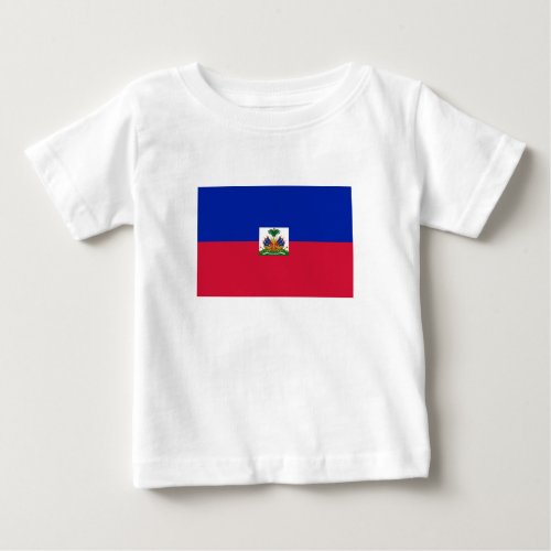 Haiti Flag Baby T_Shirt