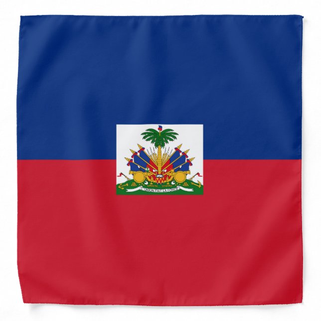 Haiti flag bandana (Front)