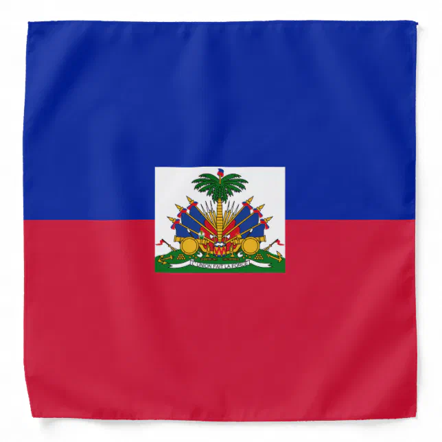 Haiti Flag Bandana | Zazzle