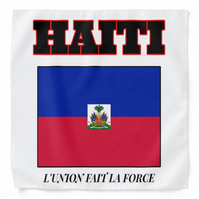 Haiti Flag Bandanna (Front)