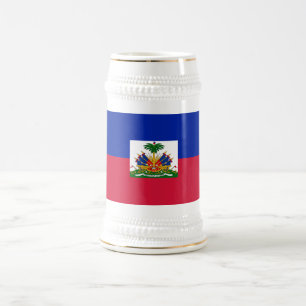 Haiti Flag Beer Stein
