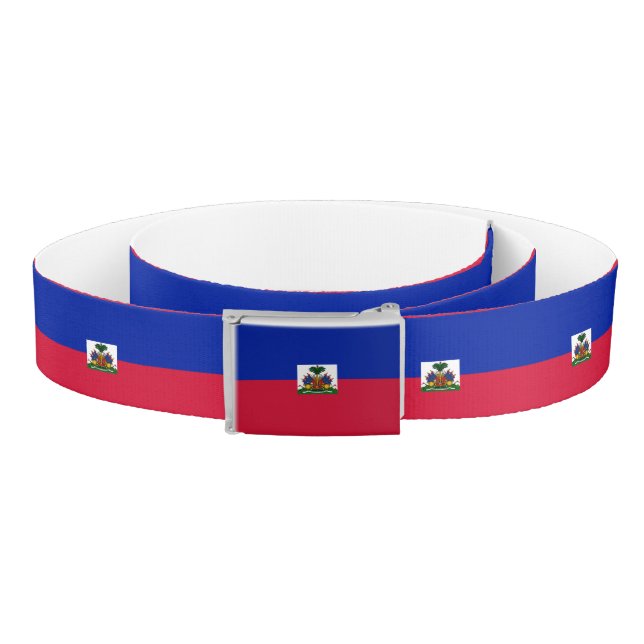 Haiti Flag Belt (Coil)