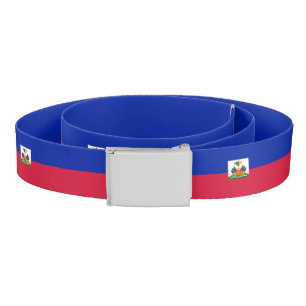 Haiti flag belt