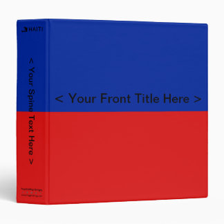 Haiti Flag Binder