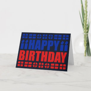 Haiti Flag Birthday Card