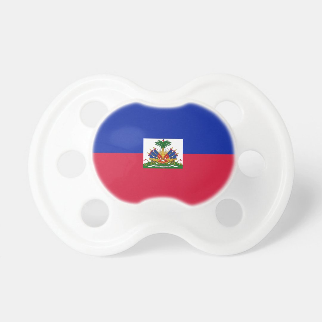 Haiti Flag Booginhead Pacifier | Zazzle