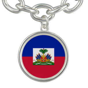 Haiti Flag Bracelet