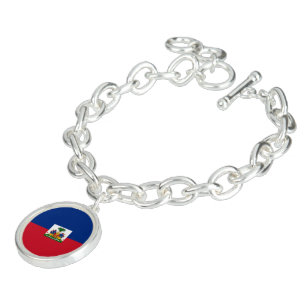 Haiti flag bracelet