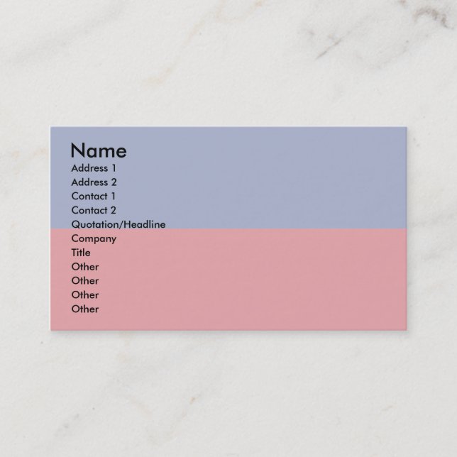 Haiti Flag Business Card (Front)