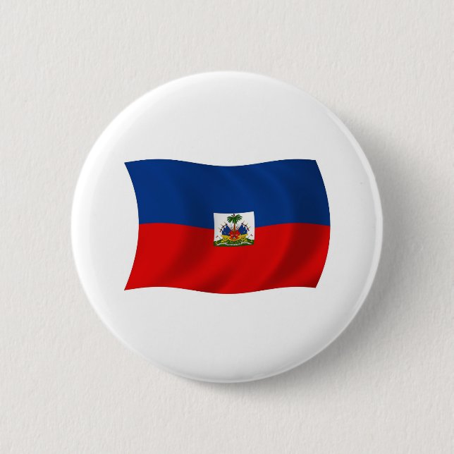 Haiti Flag Button (Front)