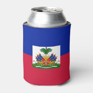 Haiti Flag Can Cooler