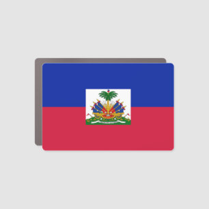 Haiti Flag Car Magnet