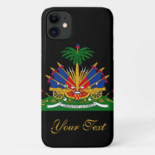 Haiti Flag iPhone 11 Case