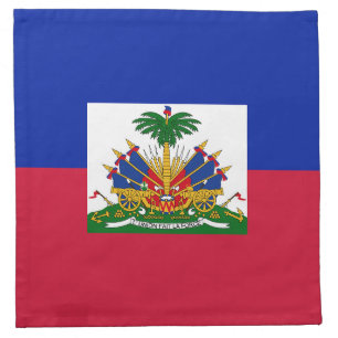 Haiti Flag Cloth Napkin