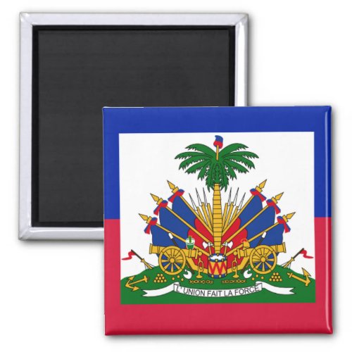 Haiti Flag Coat of Arms  Magnet