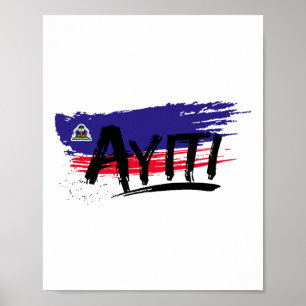 Haiti Flag Day Haitian Pride Independence Celebrat Poster
