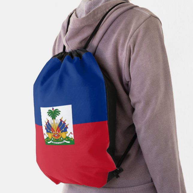 Haiti flag drawstring bag (Insitu)