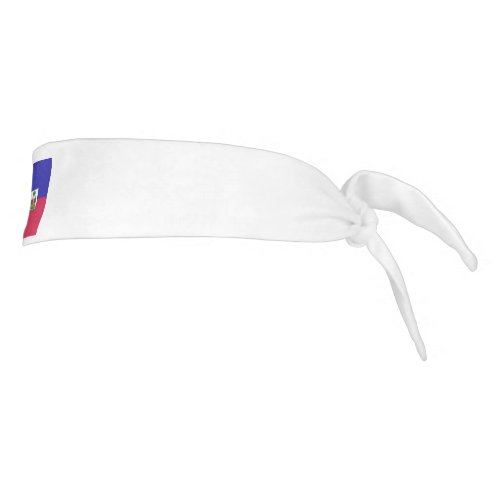 Haiti Flag Emblem Tie Headband