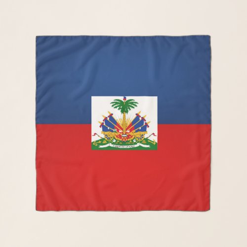 Haiti Flag Fashion Scarf